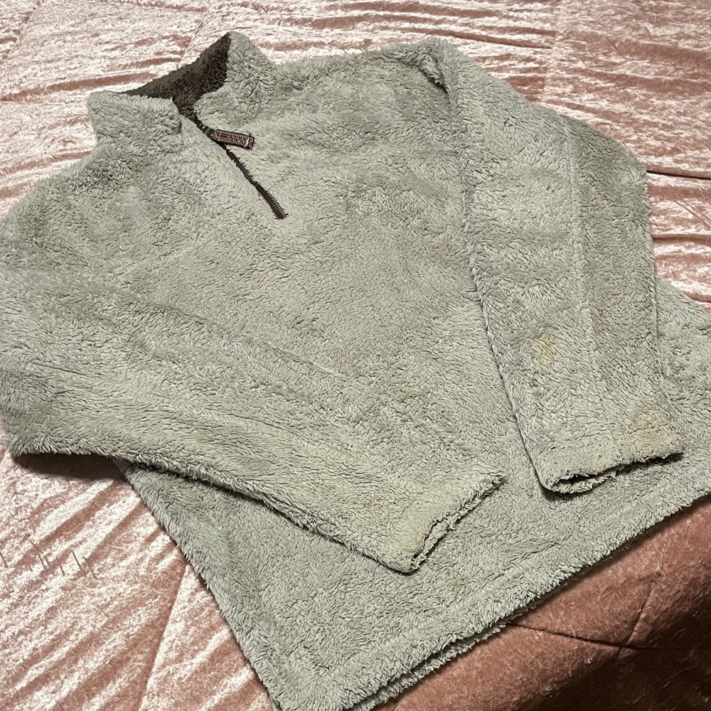 True Grit Brown and Cream Fleece Jacket
